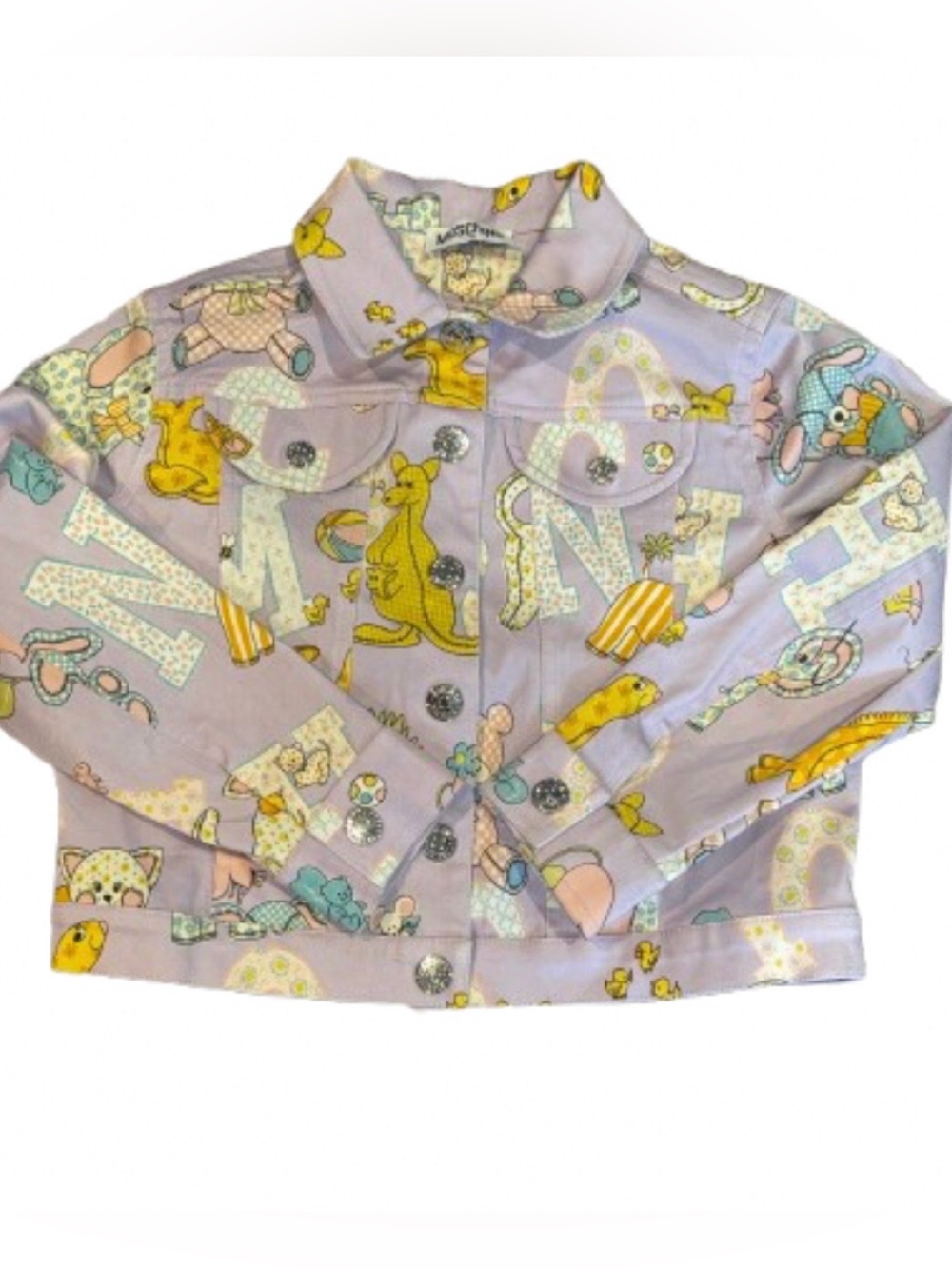 Moschino Kid Purple Circus Jacket Size 6